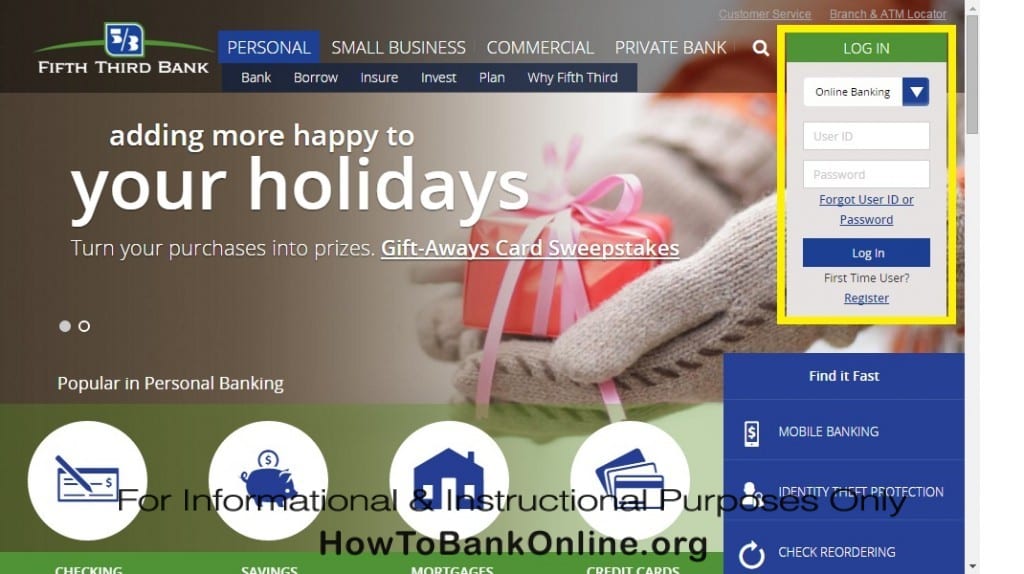 Fifth Third Bank Online Banking Login