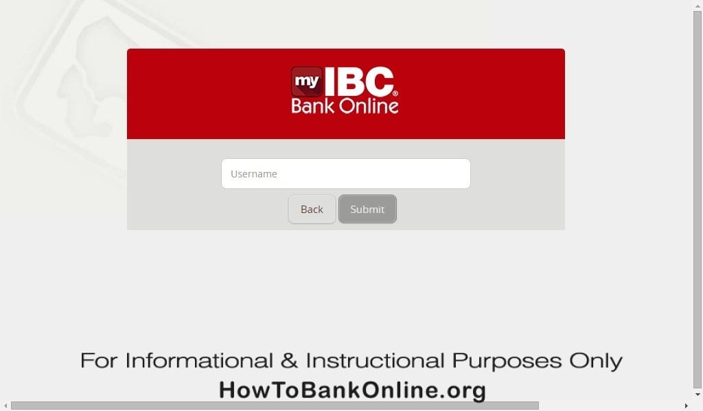 IBC Bank Forgot Password