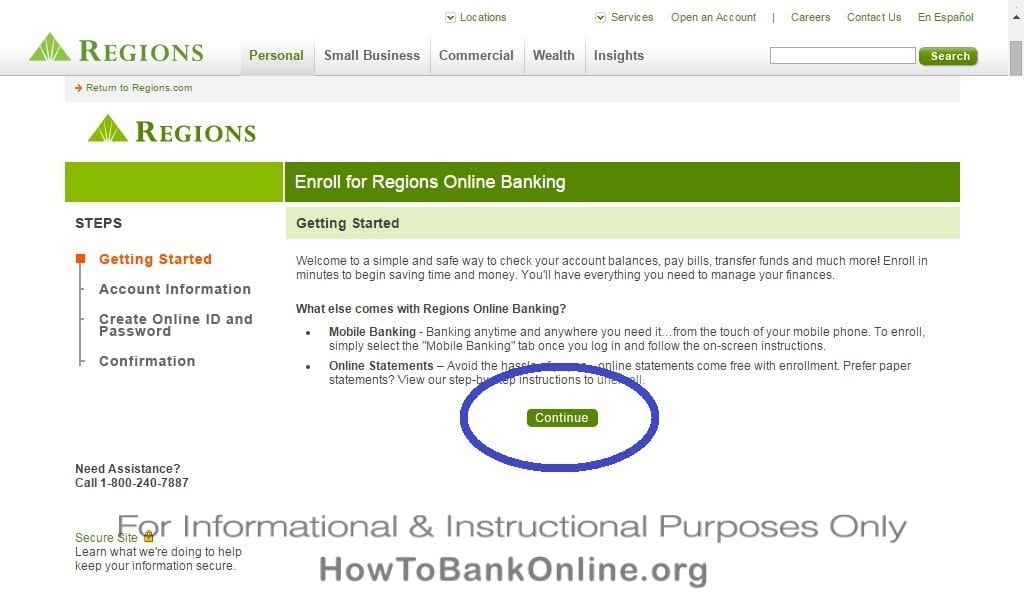 Regions Bank Enroll Online Banking