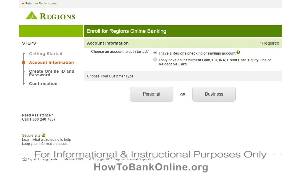 Regions Bank Enroll Online Banking
