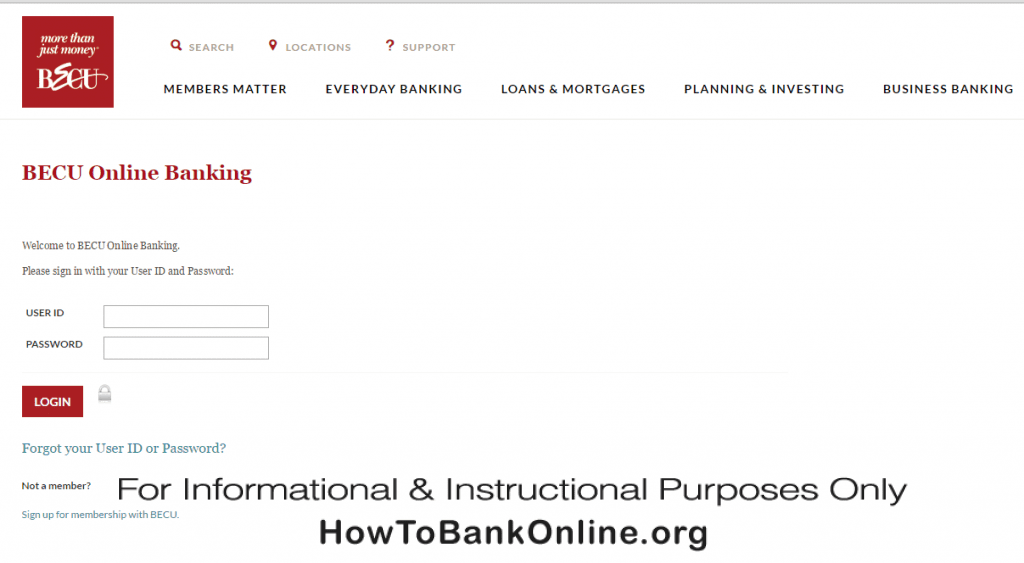 BECU Online Banking Login